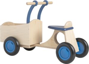 Lastenrad aus Holz Blau
