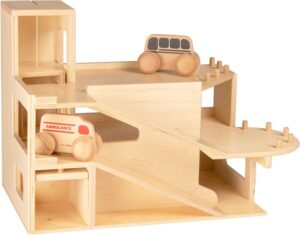 Garage aus Holz Natur